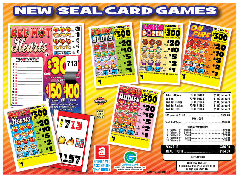Seal Card Games (500 Count)