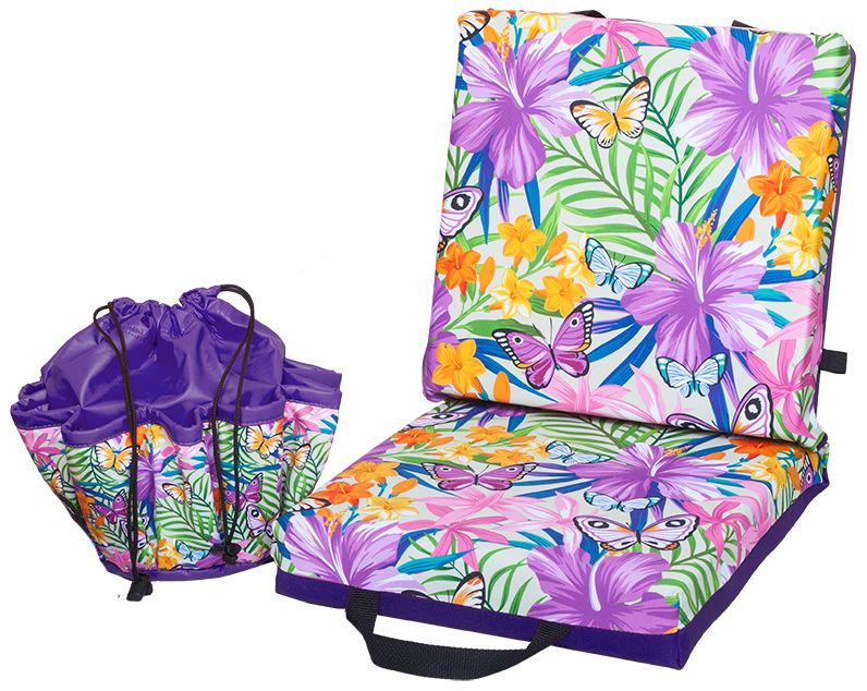 Butterfly Garden Double Cushion & Tote Set