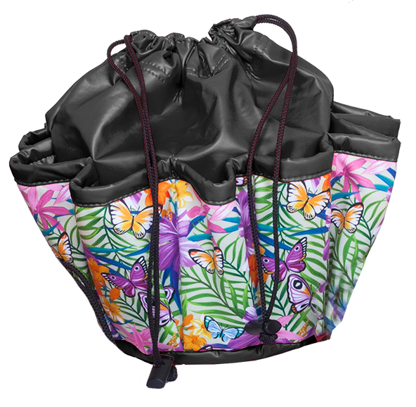 Butterfly Garden 10 Pocket Tote Bag