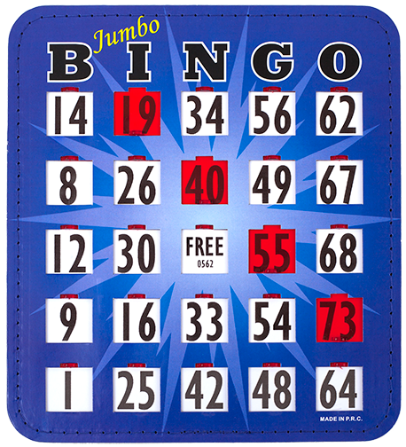 Jumbo Stitched Bingo Shutter Card