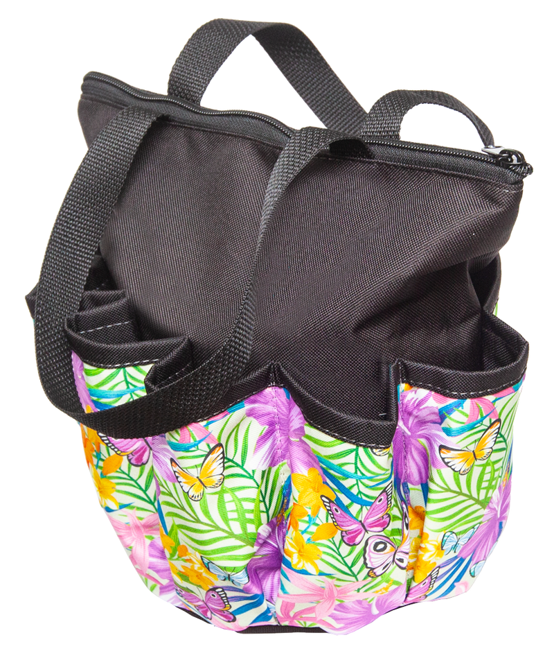 Butterfly Garden 10 Pocket Zipper Bag