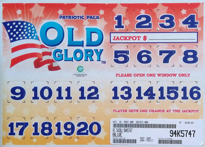 Patriotic Pack Progressive Seal Card Games (1925 Count)