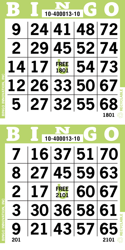 2on Bingo Paper By The Bundle