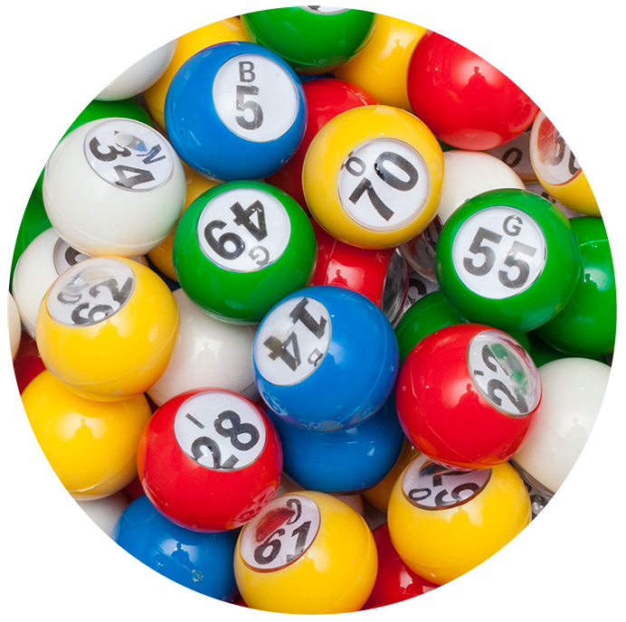 7/8" Plastic Window Bingo Balls