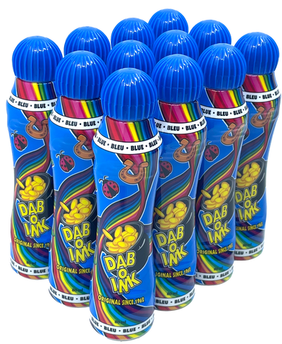 Dab-O-Ink Bingo Dauber - Celebrate - Blue - 3 ounce size - One Bingo Ink  Marker