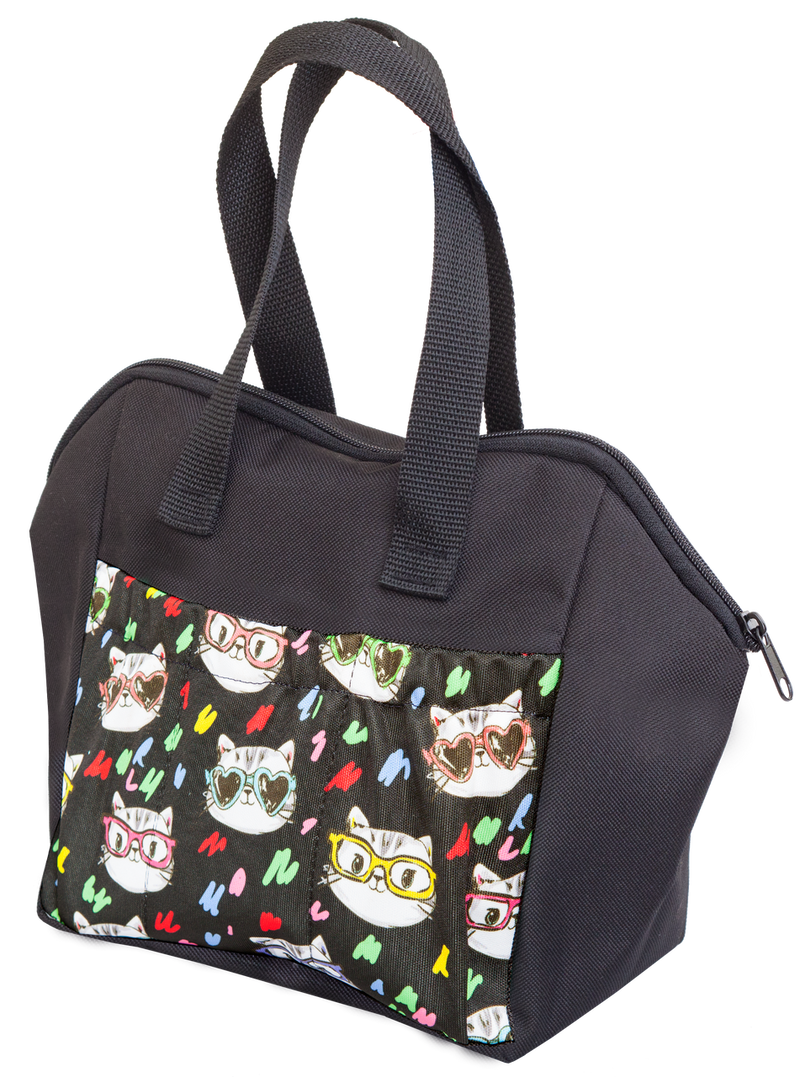 Cats With Glasses 6 Pocket Tote
