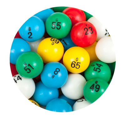 7/8" Plastic Non Window Bingo Balls