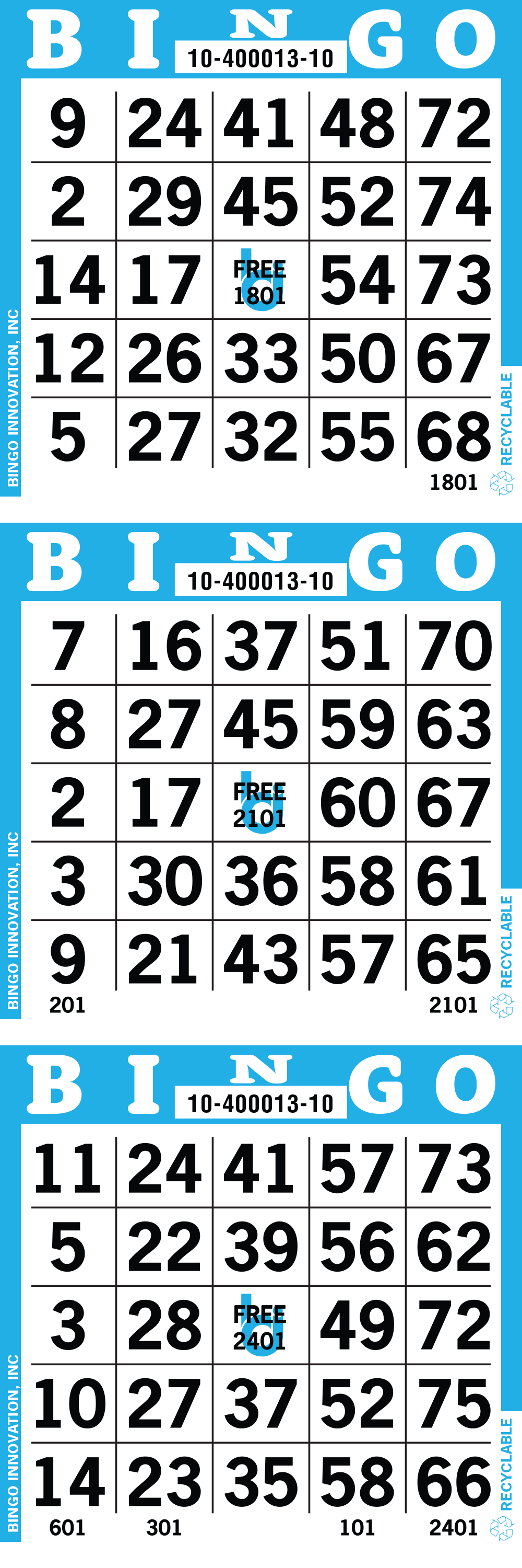 3on Bingo Paper By The Case 3,000 Sheets – Allied Bingo