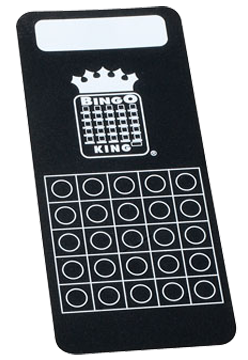 Bingo King Game Pattern Card