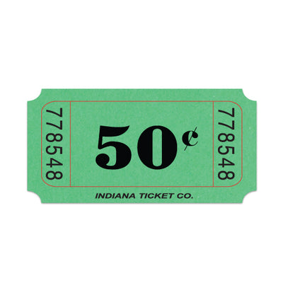 .50¢ Single Roll Tickets