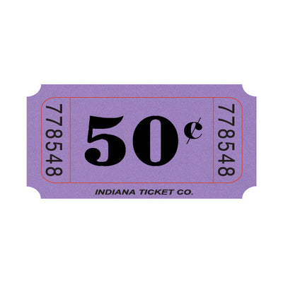 .50¢ Single Roll Tickets