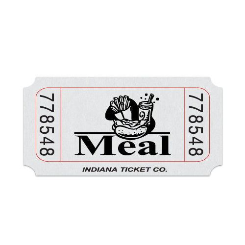 Meal Single Roll Tickets