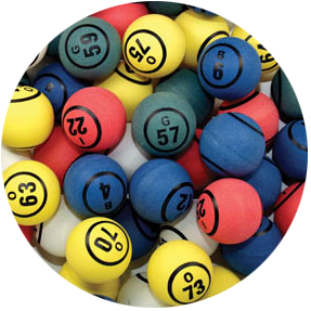 Solid Multi Color Ping Pong Bingo Balls
