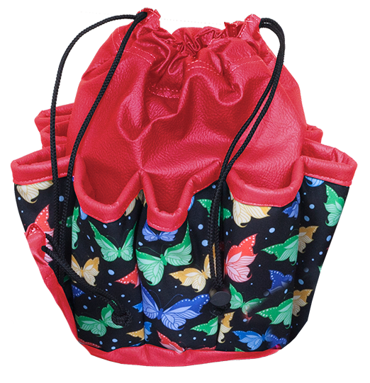 Butterfly 10 Pocket Tote Bag