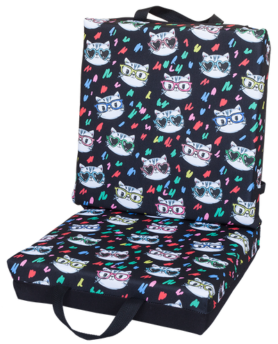 Cats with Glasses Double Cushion