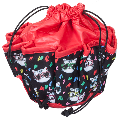 Cats with Glasses 10 Pocket Tote Bag