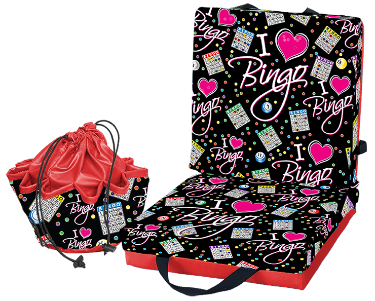 I Love Bingo Pink Double Cushion – Allied Bingo