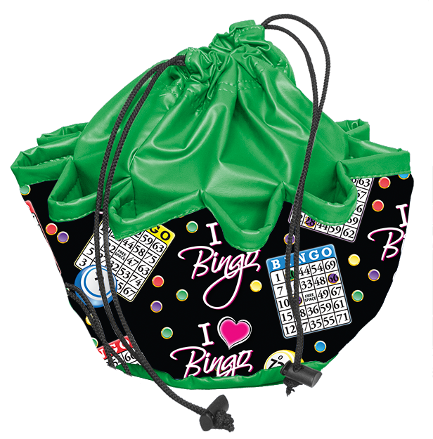 I Love Bingo 10 Pocket Tote Bag