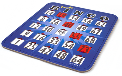 Jumbo Stitched Bingo Shutter Card