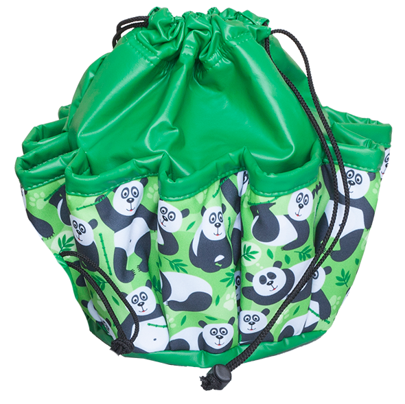 Panda 10 Pocket Tote Bag